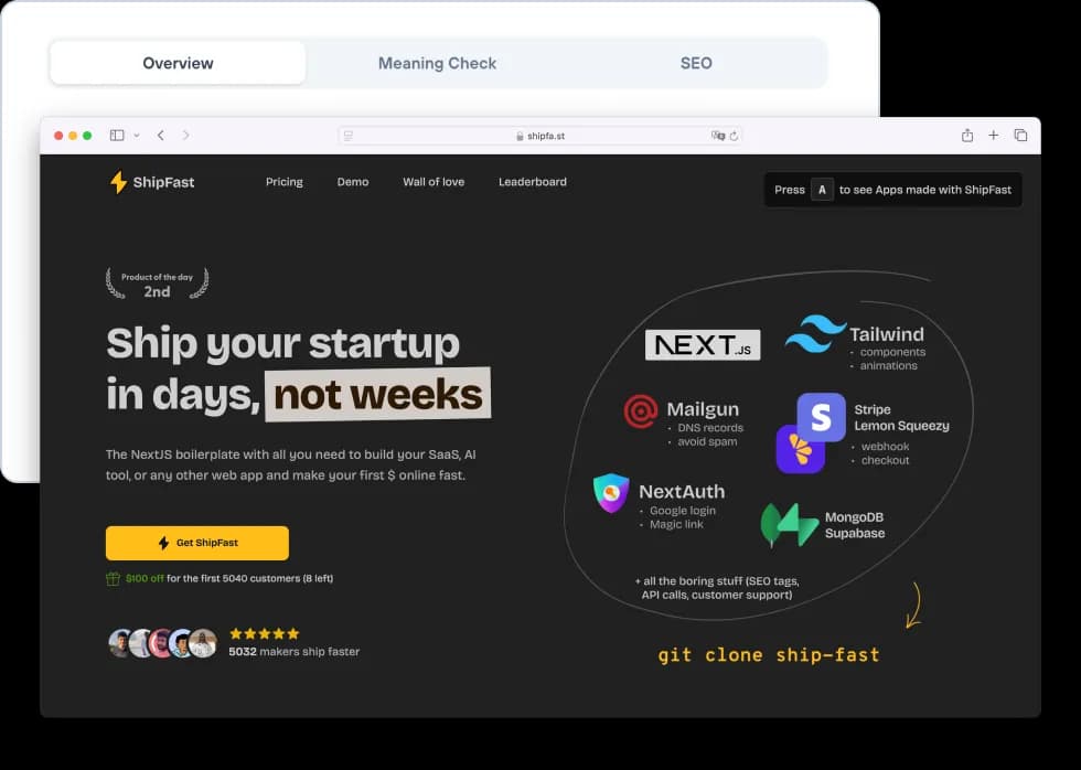 Website preview